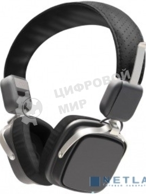 Беспроводные/проводные наушники Ginzzu GM-571BT черный, накладные, Bluetooth + Jack 3.5 мм, до 8 ч