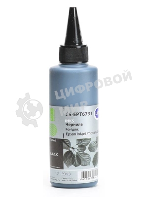 Чернила Cactus CS-EPT6731 черный (100мл) Epson L800