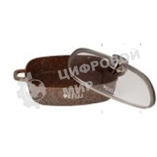 Сковорода-сотейник Kelli KL-4059-28 28 см. 4,5 л ОБЪЕМ 4,5 л из высокопрочного алюминия с гранитным покрытием, с индукционным дном. Силиконовые накладки для ручек съемные. Стеклянная крышка с паровыпуском. Пригодна для всех видов плит, в том числе индукционных