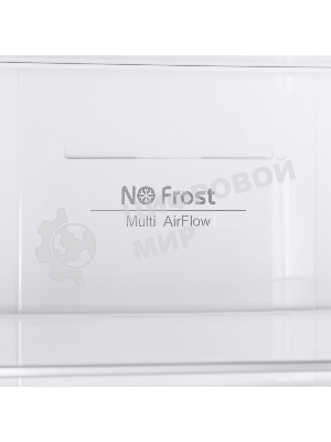 Холодильник Maunfeld MFF185NFW белый глянц. двухкамерный 211/104л морозилка снизу, No Frost