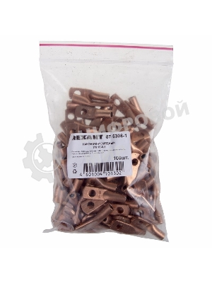 Наконечник Rexant ТМ 10–6–5 (10 мм²-Ø 6 мм) (в упак. 5 шт.)