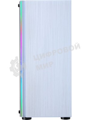 Компьютерный корпус AeroCool/Formula CL-3302W RGb белый без БП ATX 2xUSB 2.0 1xUSB 3.0 audio bott PSU