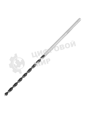 Сверло по дереву Сибртех, 12х500 мм, цилиндрический хвостовик
