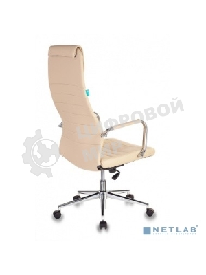 Кресло Бюрократ KB-9N/ECO/OR-12 бежевый, экокожа