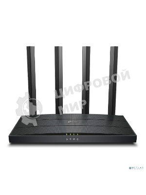 Роутер TP-Link AX1500 Dual-Band Wi-Fi 6 RouterSPEED: 300 Mbps at 2.4 GHz + 1201Mbps at 5 GHzSPEC: 4× Antennas, 1GHz Dual Core CPU, 1× Gigabit WAN Port + 3× Gigabit LAN Ports, 1024-QAM, OFDMAFEATURE: Tether App, WPA3, Access Point Mode, IPv6 Supported, IPTV, Bea