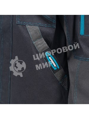 Куртка профессиональная рабочая, 97% хлопок 3% спандекс, XXXL Gross