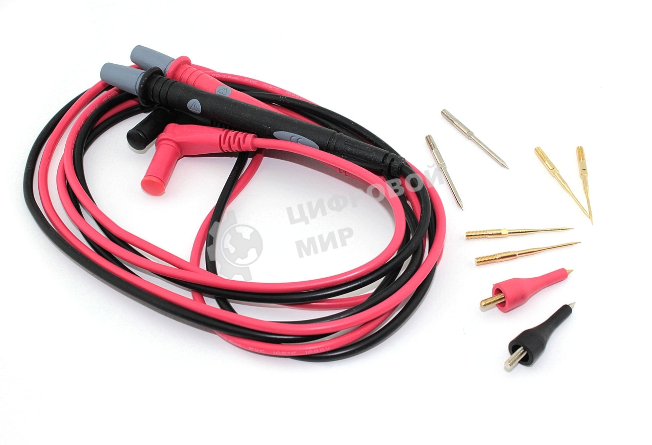 Щупы для тестера LEK-B08 с набором сменных игл, кабель 155 см