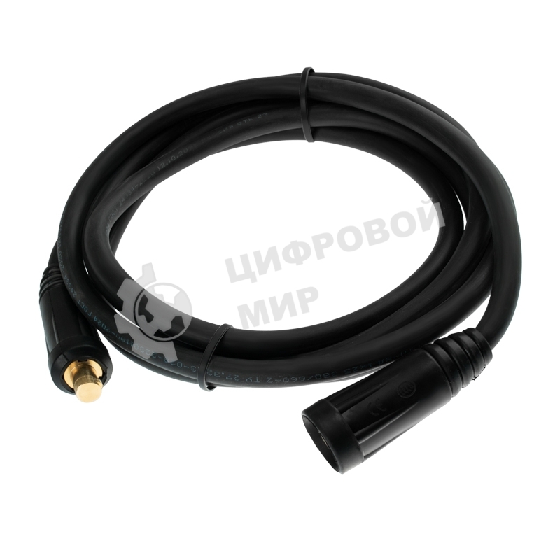 Удлинитель сварочного кабеля шт.-гн. Rexant СКР 35-50, 25мм², 3м