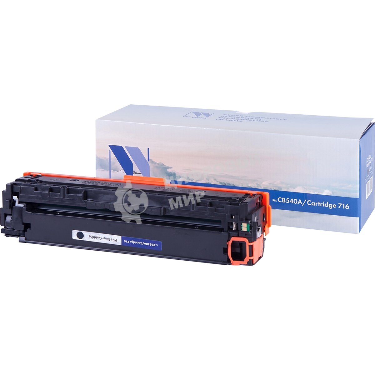 Картридж лазерный NVPrint CB540A/CRG716 для принтеров Color LaserJet CP1215/1515/CM1518 (2200k) черный