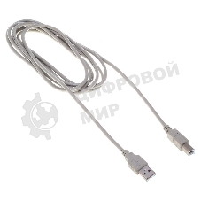 Кабель Buro BHP RET USB_BM30 USB A(m) USB B(m) 3м серый блистер