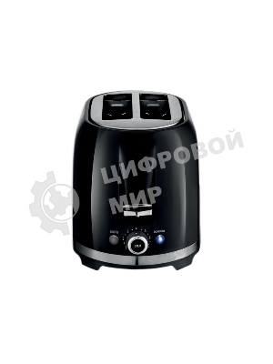Тостер Centek СТ-1432 черный/стальной