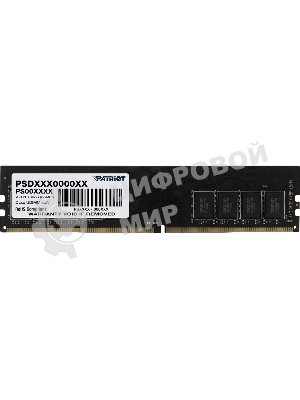 Оперативная память Patriot Signature, DDR4, 16GB (2x8 GB), 3200 MHz, CL22, DIMM