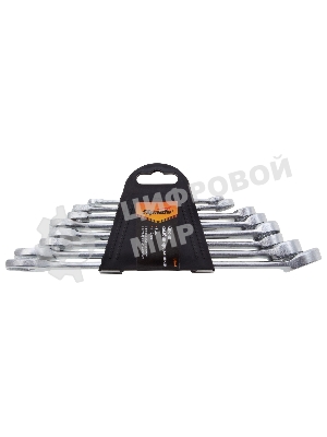 Набор ключей комбинированных Sparta 6 - 19 мм, хромированные, 8 шт.