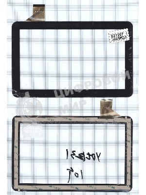 Сенсорное стекло (тачскрин) 10.1'' YDT1231-A0 (257x159 мм), черное