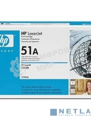 Картридж лазерный HP Q7551A черный для LJ P3005/M3035mfp/M3027mfp 6500 стр.
