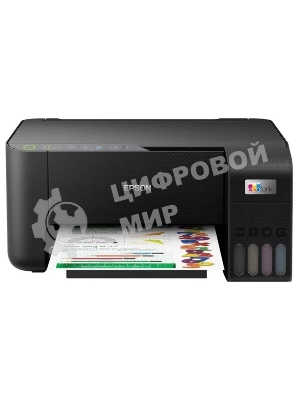 МФУ струйное Epson L3550 (C11CK59405), A4, цветной, печ. до 15 стр/мин. (ч/б) до 8 стр/мин. (цвет), скан. до 11 стр/мин. (ч/б) 28 стр/мин. (цвет), 4800 x 1200 dpi (печать) 1200x2400dpi (скан.), USB, Wi-Fi, Air Print