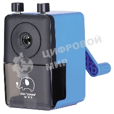 Точилка для карандашей механическая Deli E0616, 1 отверстие, пластик, ассорти, коробка