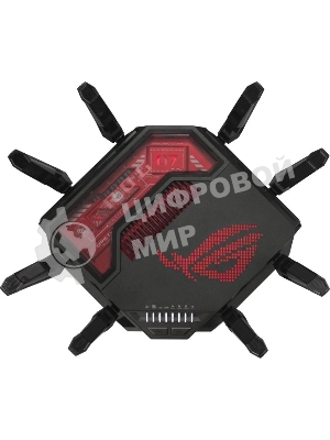 Маршрутизатор ASUS GT-BE19000, черный/красный, 90IG0850-MO9A0V