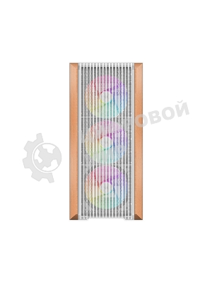 Компьютерный корпус без блока питания SAMA Z60 белый, Midi-Tower, TG, 4x140мм ARGb, 2xUSB 3.0 + 1xUSB 3.1 Type-C, E-ATX, ATX, mATX, mITX белый