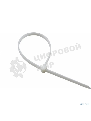 Хомут-стяжка кабельная нейлоновая Rexant 700 x 9,0 мм, белая, упаковка 100 шт.