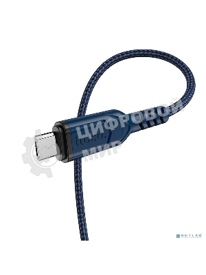 Кабель USB Micro/HOCO HC-44906 X59/1m/2.4A/Нейлон/Red
