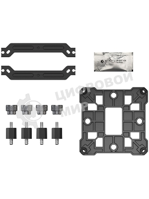 Кулер Cooler ID-Cooling SE-904-XT BLACK LGA1851/1700/1200/115X/AM5/AM4 (TDP 180W, PWM, 4 тепл.трубки прямого контакта, FAN 100мм) RET
