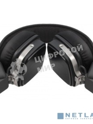 Беспроводные/проводные наушники Ginzzu GM-571BT черный, накладные, Bluetooth + Jack 3.5 мм, до 8 ч