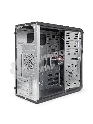 Компьютерный корпус Minitower ExeGate BA-204U-400W-8 (mATX, БП AA400 с вент. 8см, 2хUSB+2хUSB 3.0, аудио, черный)
