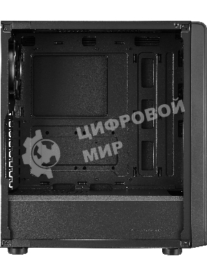 Компьютерный корпус без блока питания Cooler Master Elite 500, 2xUSB3.2, 1x120Fan, w/o PSU, Black, w/o ODD, Window TG left panel, ATX