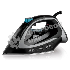 Утюг BBK ISE-2405 черный/серебро, 2400 Вт, 45 г/мин, 170 г/мин, 320 мл