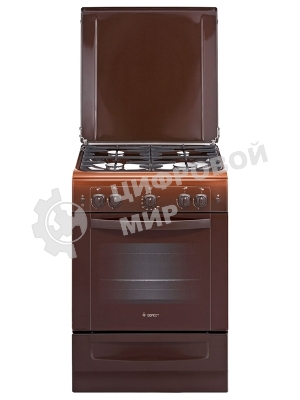 Плита газовая Gefest ПГ 6100-02 0010 коричневый, конфорок 4 шт, духовка 52 л, 60 см x 85 см x 60 см