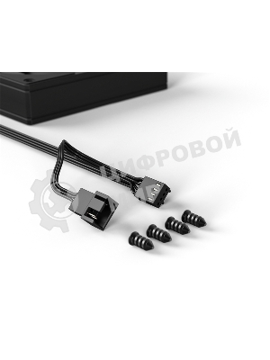 Вентилятор для корпуса ID-Cooling AF-125-K черный, 120 мм, 2000 об/мин, 29.85 дБ, 4 pin