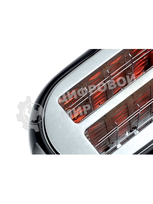 Тостер Centek СТ-1432 черный/стальной