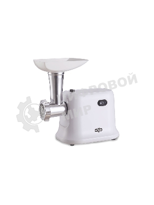 Мясорубка электрическая OLTO HM-080 белый, 1800 Вт, 1.5 кг/мин, реверс, защита от перегрузки, насадки - 4