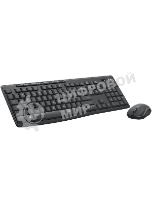 Комплект клавиатура+мышь Logitech MK295 беспроводной, USB, чёрный
