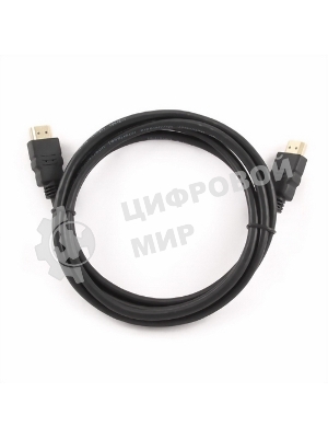 Кабель Cablexpert HDMI CC-HDMI4-0.5M, 19M/19M, v2.0, медь, позол.разъемы, экран, 0.5м, черный, пак