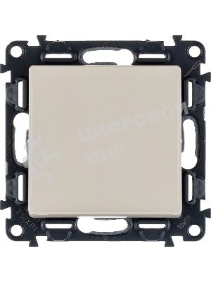 Механизм выключателя 1-кл. СП Valena Life 10А IP20 250 В 10АХ с лицевой панелью; безвинтовые зажимы сл. кость Legrand 752501