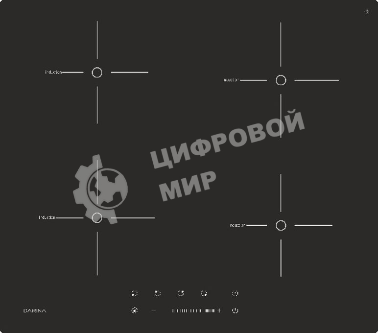 Индукционная варочная панель Darina PL EI313 B, черный