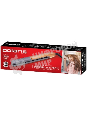 Выпрямитель для волос Polaris PHSS 2098TTi Tourmaline PROF черный/розовое золото, 22 мм, 220 °C, 5 режимов