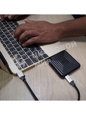 Внешний SSD 2TB Silicon Power PC60, External, USB 3.2 Type-C R/W - 540/500 MB/s черный