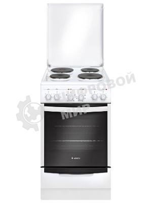 Плита электрическая Gefest 5140-01 белый, конфорок 4 электрических, духовка 55 л, 50 см x 85 см x 58.5 см