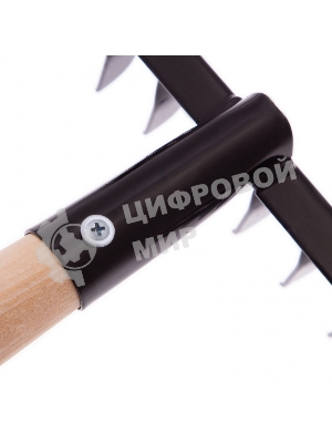 Грабли Сибртех 14-зубые, 350 мм, с черенком, витые