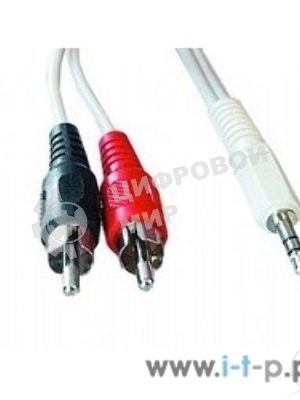 Кабель аудио Gembird Jack3.5/2xRCA, 1.5м