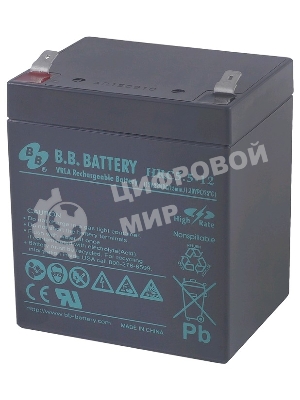 Батарея для ИБП B.B. Battery HRC 5.5-12 (12V 5Ah)