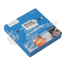Кабель USB 2.0 HOCO X21, силиконовая оплетка, AM/microBM, бело-черный, 1м