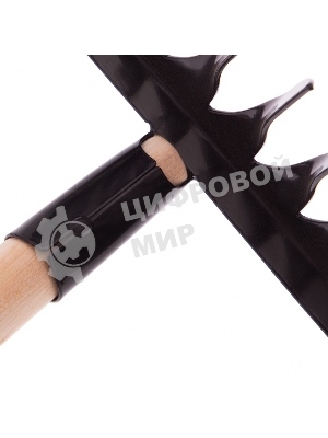 Грабли Сибртех 14-зубые, 350 мм, с черенком, витые