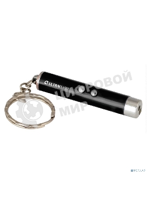 Фонарь ULTRAFLASH LED30Lфонарь. 1LED+лазерная указка 3xAG3. черный. алюм. блистер-пакет