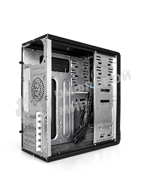Компьютерный корпус Miditower ExeGate CP-603UB Black, ATX, (без БП), 2*USB+2*USB 3.0, Audio, замок блокировки кнопки питания
