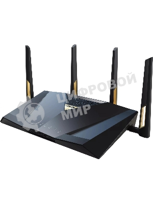 Маршрутизатор ASUS RT-BE88U, черный/желтый, 90IG08V0-MO3N0V