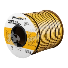 Уплотнитель самоклеящийся, коричневый, Р-профиль 9х5,5мм, для зазоров 2,5-4мм, бухта 100м PROconnect